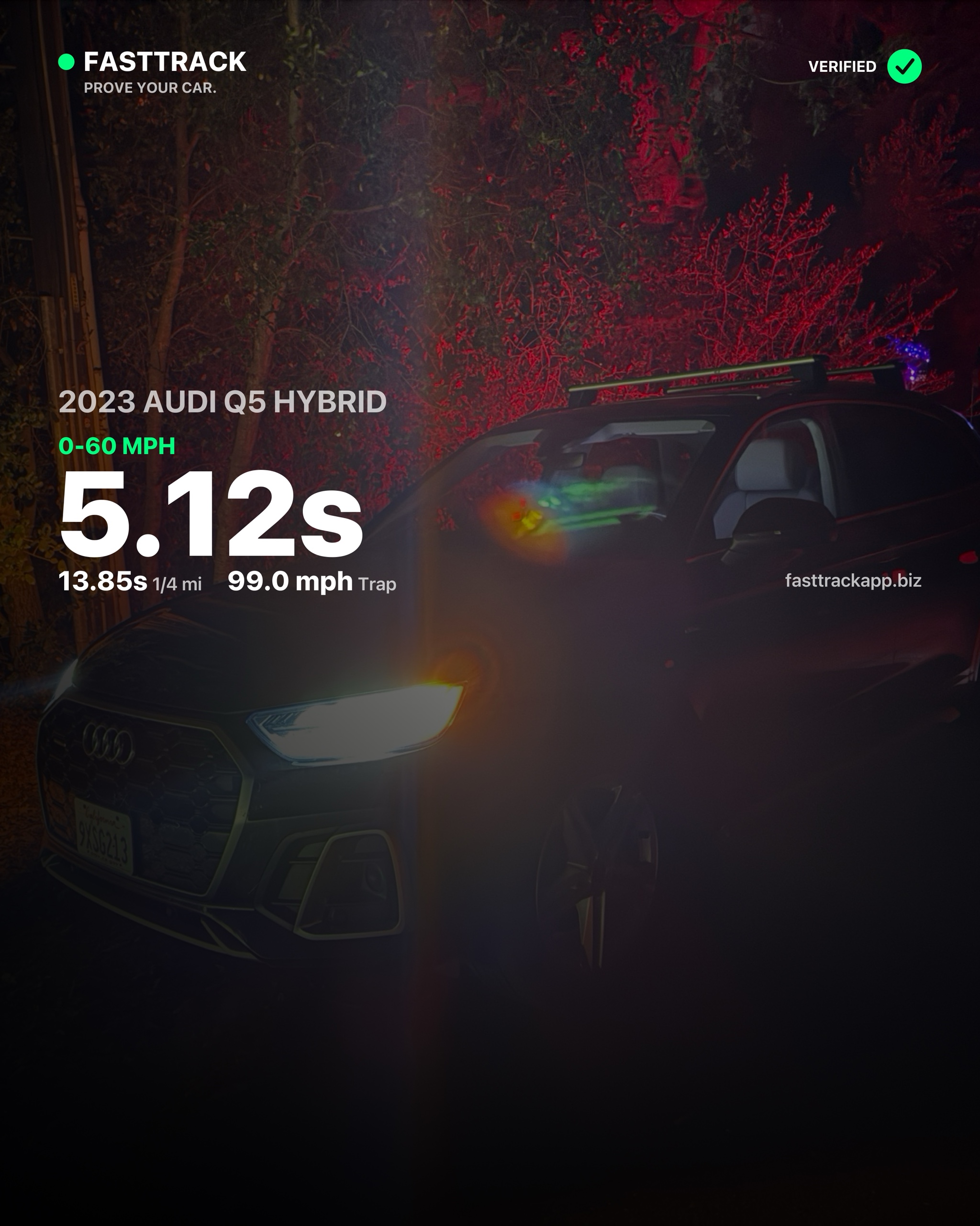 Cole Huey's 2023 Audi Q5, 4.78s 0-60