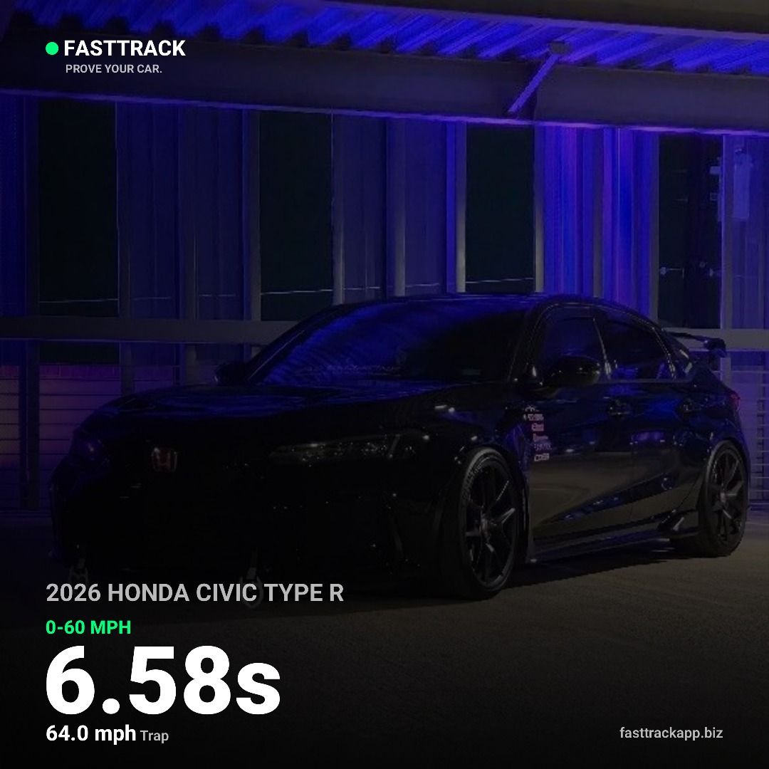 FL5dailydriver's 2026 Honda Civic, 6.58s 0-60
