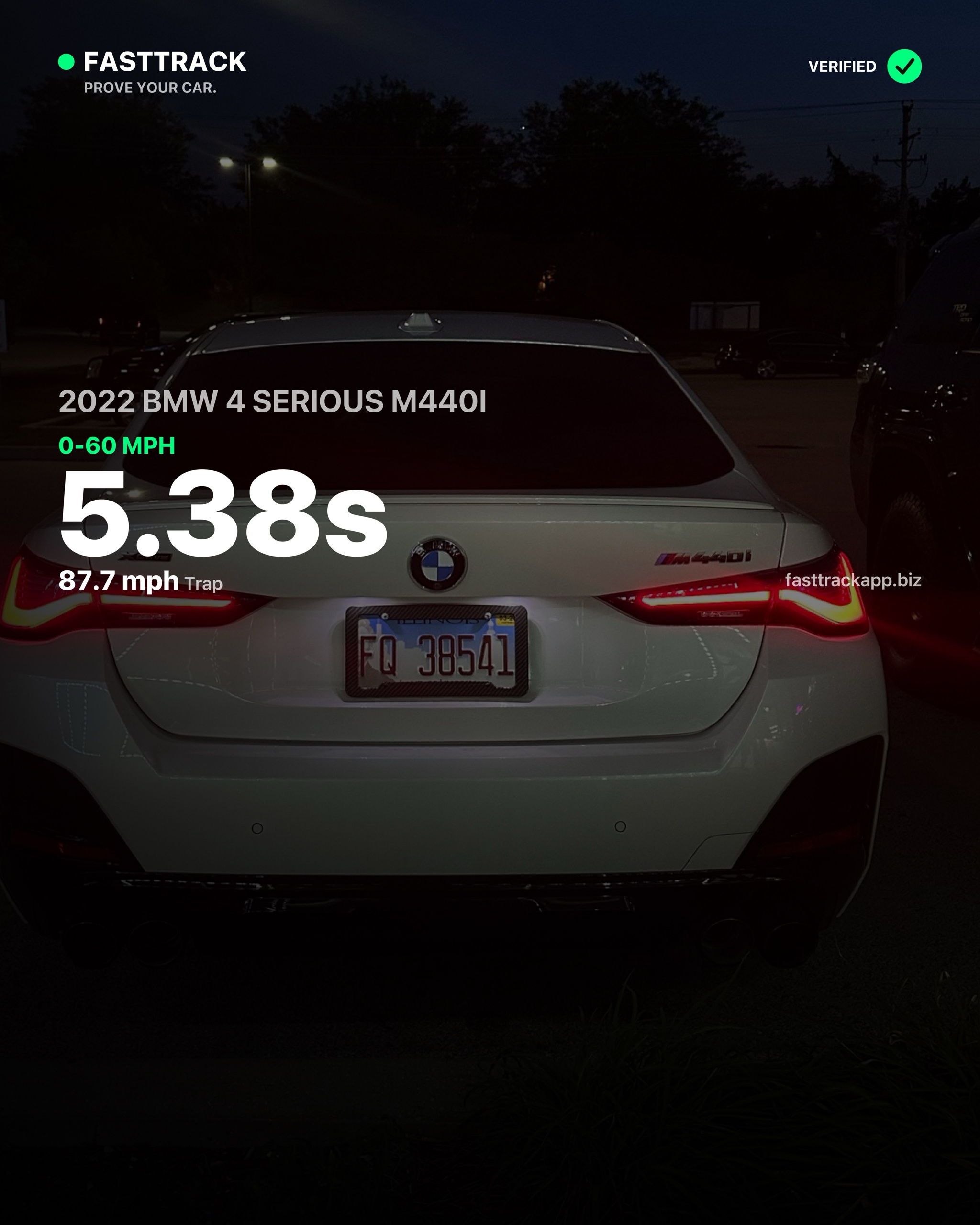 Ashour's 2022 BMW 4 Serious, 4.63s 0-60