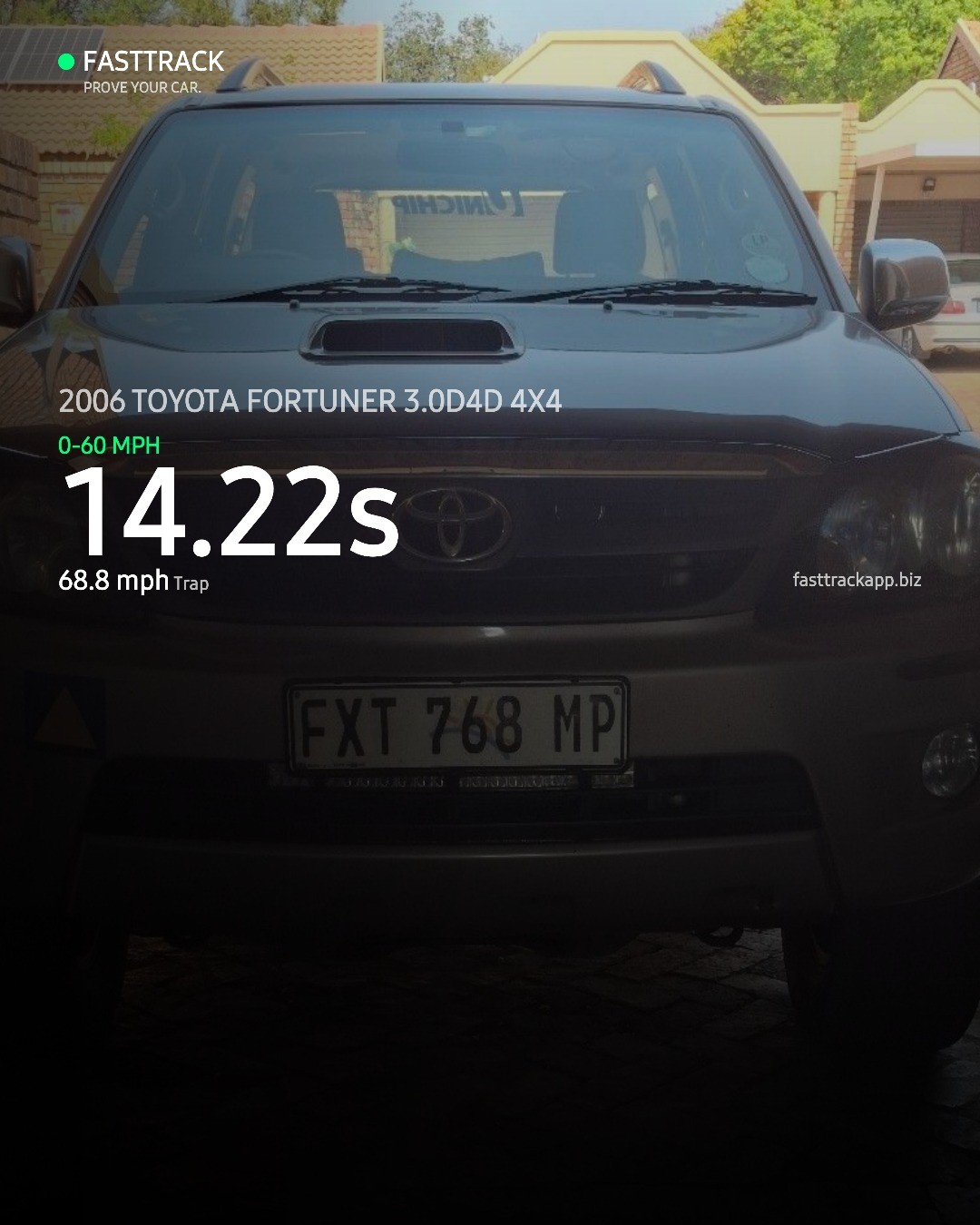Stephan's 2006 Toyota Fortuner, 14.22s 0-60