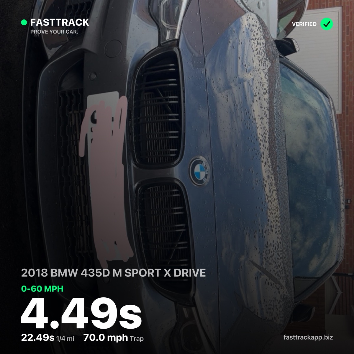 Kade cbrrr's 2018 BMW 435d, 4.11s 0-60