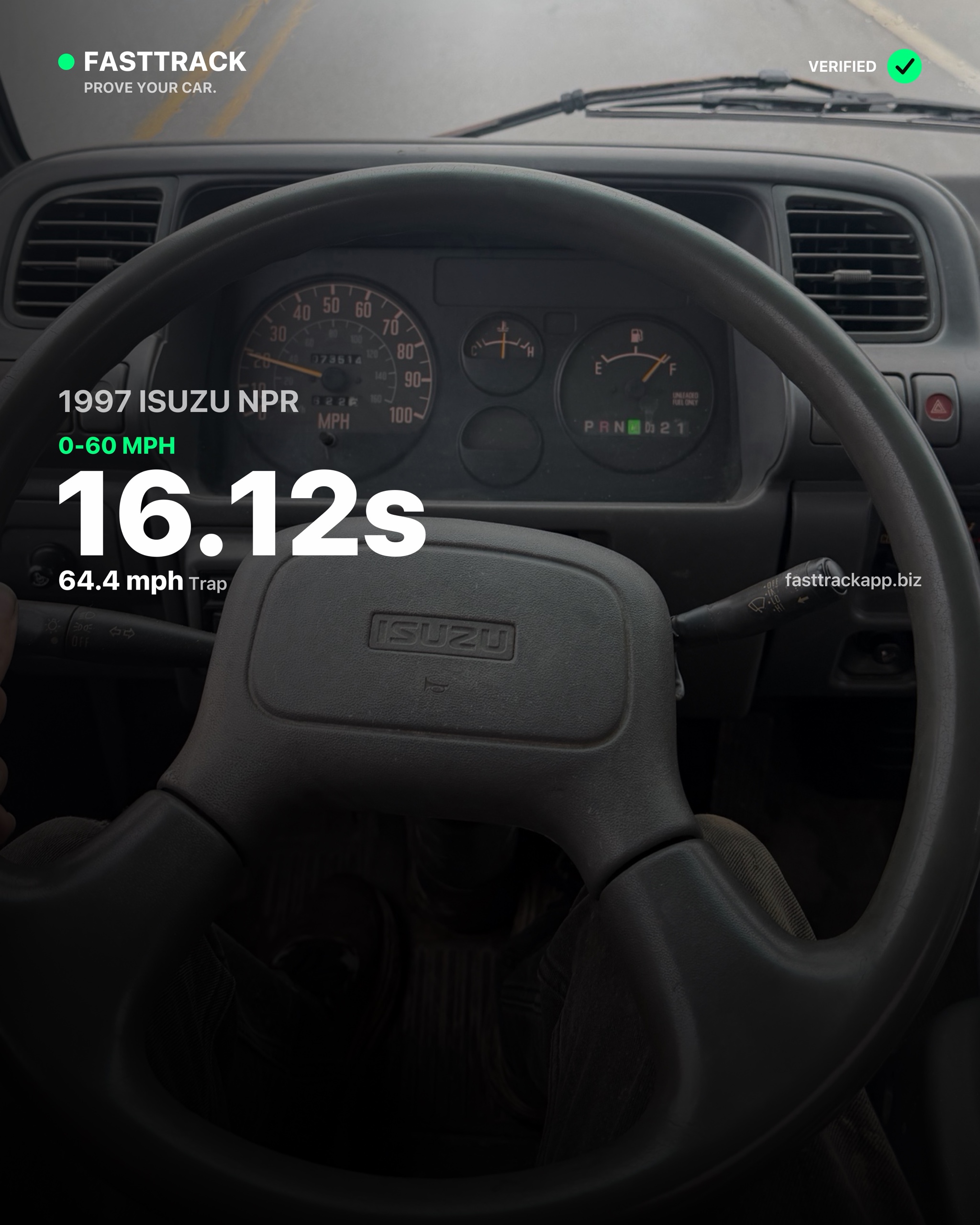 Theflux_fueldriver's 1997 Isuzu NPR, 15.47s 0-60
