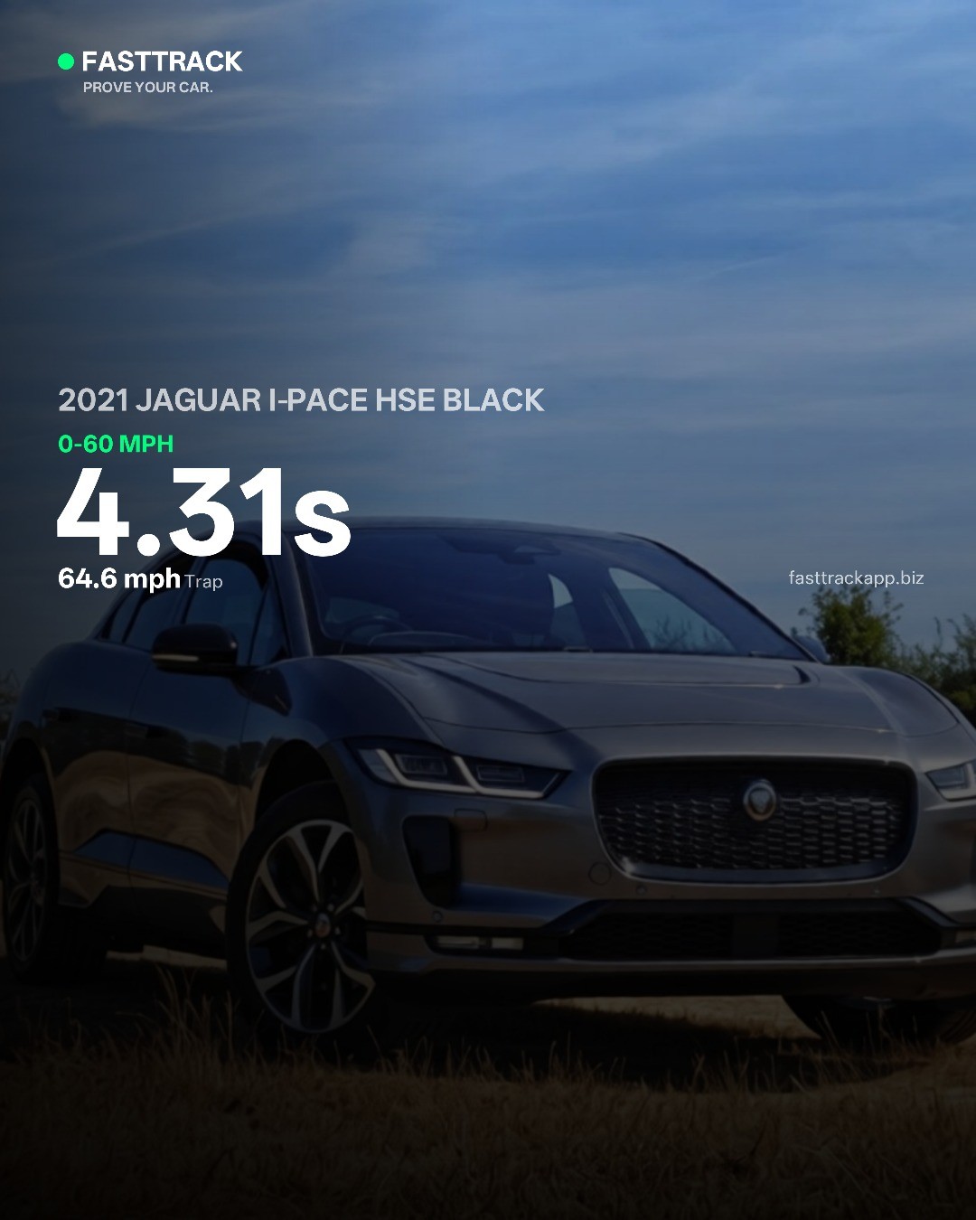 Timmyb's 2021 Jaguar I-Pace, 4.31s 0-60