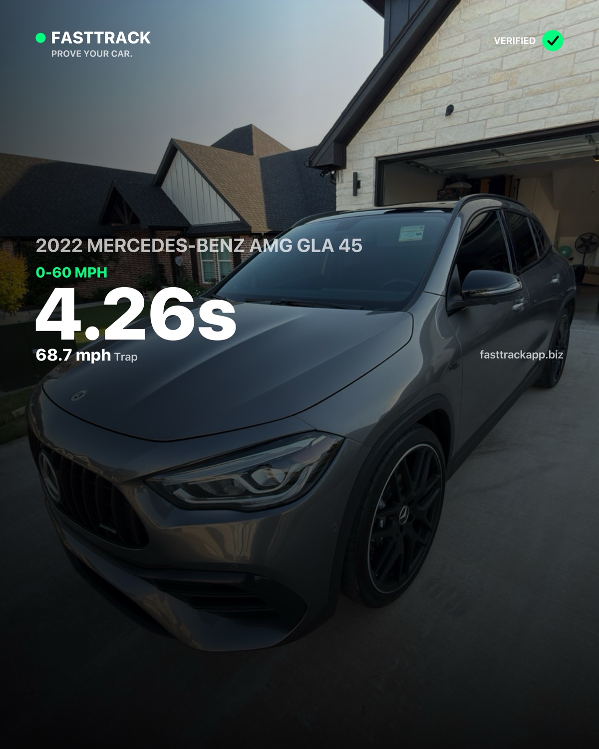 Mercedes Mike's 2022 Mercedes-Benz AMG GLA 45, 3.85s 0-60