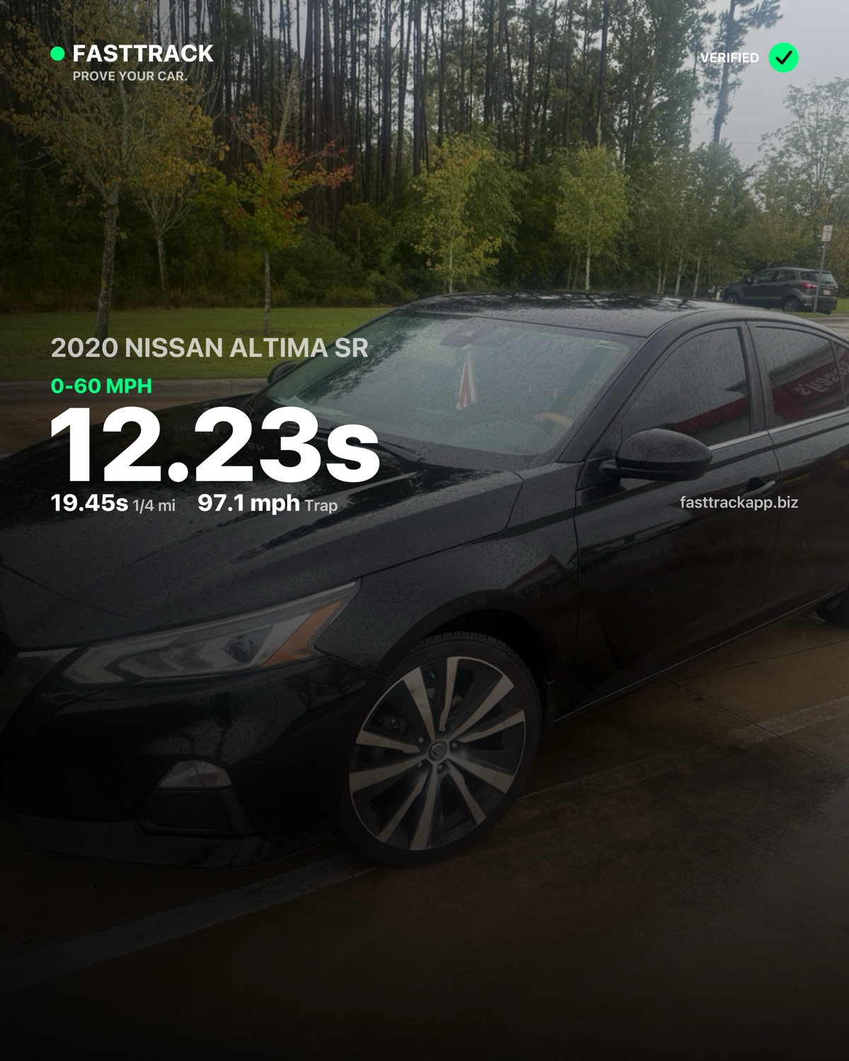 Bruce's 2020 Nissan Altima, 11.62s 0-60