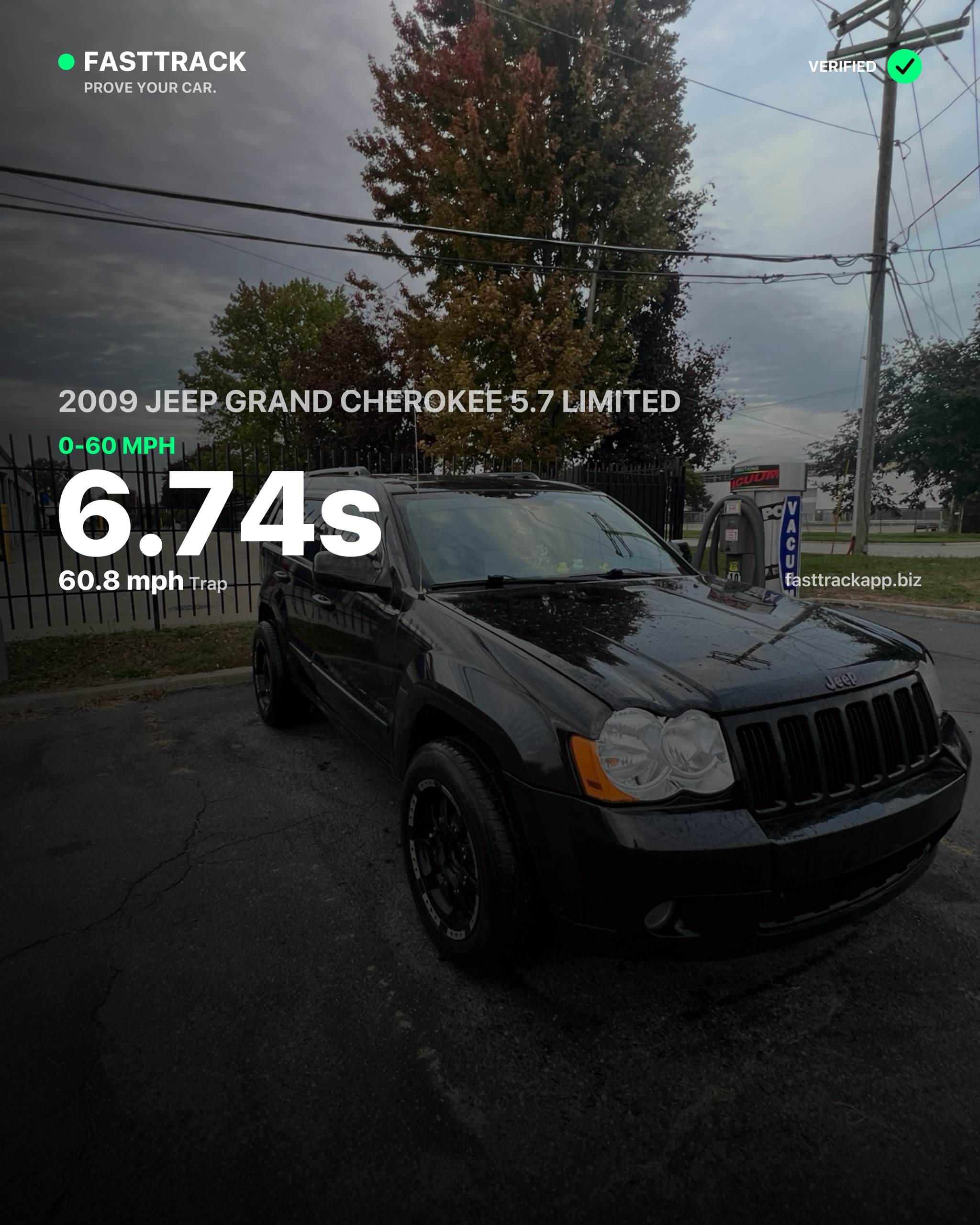Jarredp's 2009 Jeep Grand Cherokee, 6.37s 0-60