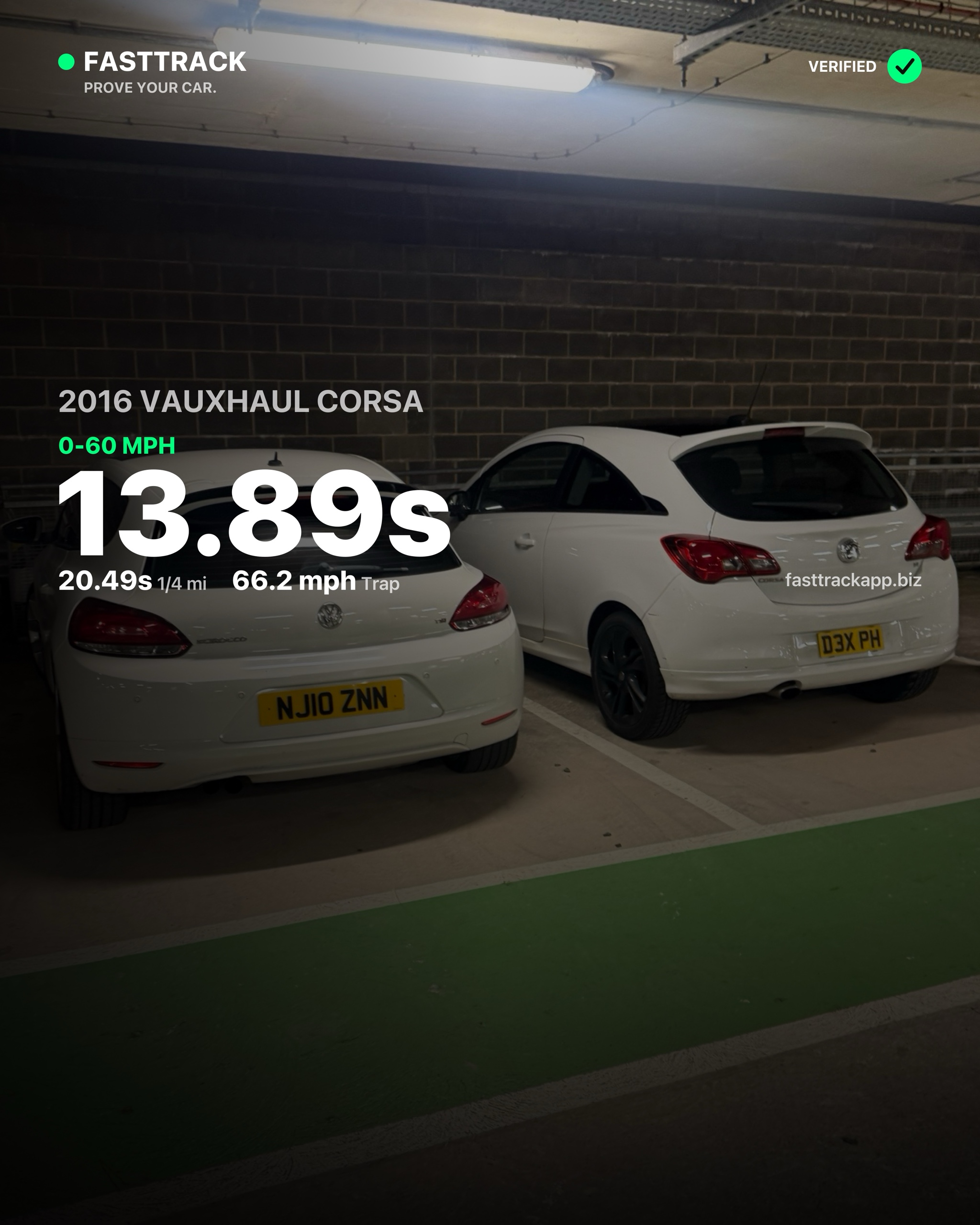 Jeremy's 2016 Vauxhaul Corsa, 12.87s 0-60